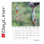 Horgászat B4, képes falinaptár 2026