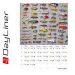 Horgászat B4, képes falinaptár 2026