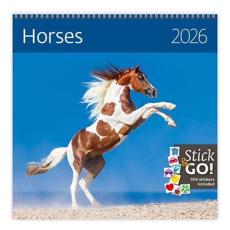 Horses LP, képes lemeznaptár 2026