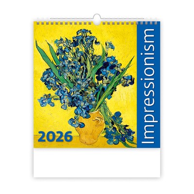 Impressionism LP, képes falinaptár 2026