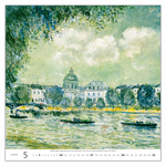 Impressionism LP, képes falinaptár 2026