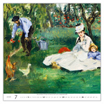 Impressionism LP, képes falinaptár 2026