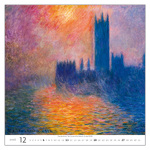 Impressionism LP, képes falinaptár 2026