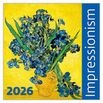 Impressionism LP, képes falinaptár 2026
