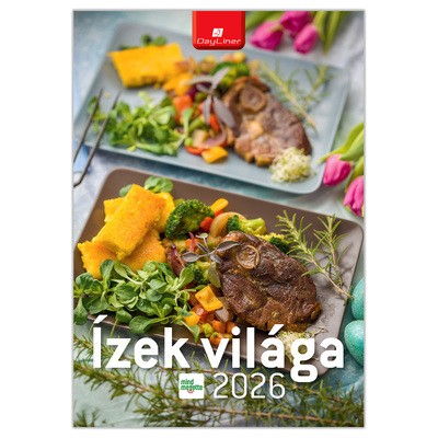 Ízek világa - Mindmegette - B4, képes falinaptár 2026