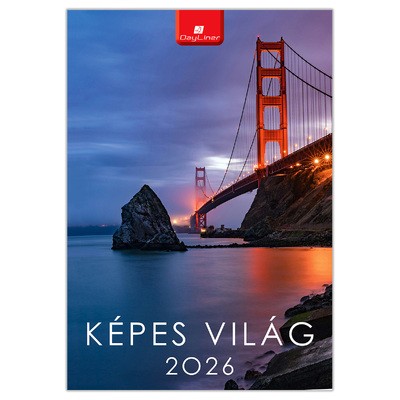 Képes Világ B4, képes falinaptár 2026