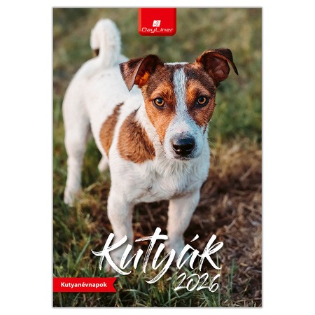 Kutyák B4, képes falinaptár 2026