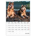 Kutyák B4, képes falinaptár 2026