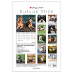 Kutyák B4, képes falinaptár 2026