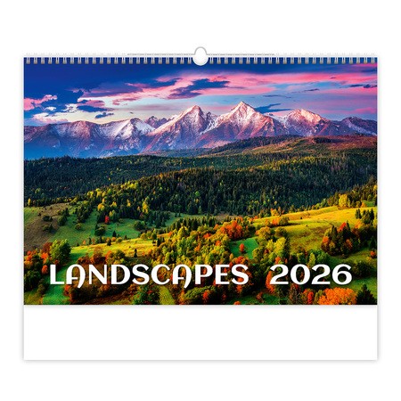 Landscapes, képes falinaptár 2026