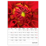 Macro lens B4, képes falinaptár 2026