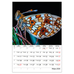 Macro lens B4, képes falinaptár 2026