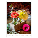 Magic Flowers, képes falinaptár 2026