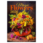 Magic Flowers, képes falinaptár 2026