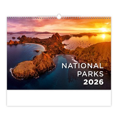 National Parks, képes falinaptár 2026