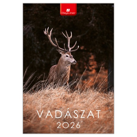 Vadászat B4, képes falinaptár 2026