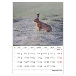 Vadászat B4, képes falinaptár 2026