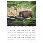 Vadászat B4, képes falinaptár 2026