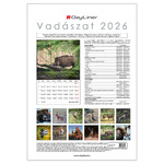 Vadászat B4, képes falinaptár 2026 Vadászat B4, képes falinaptár 2026