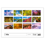 Via, képes falinaptár 2026