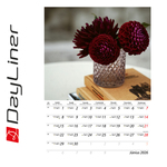 Virágok B4, képes falinaptár 2026