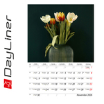 Virágok B4, képes falinaptár 2026