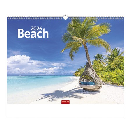 Beach, képes falinaptár 2026