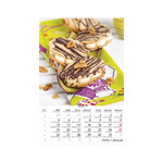 Desszertek, képes falinaptár 2026