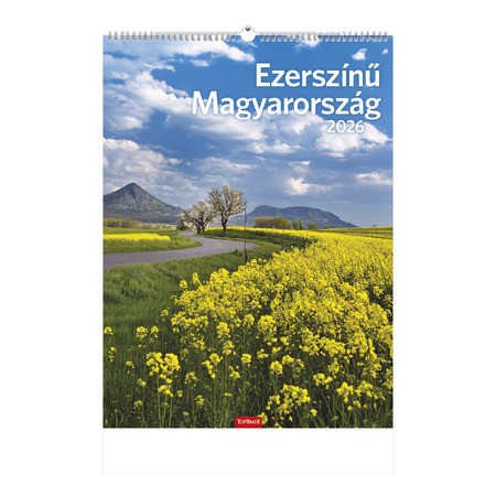 Ezerszínű Magyarország, képes falinaptár 2026