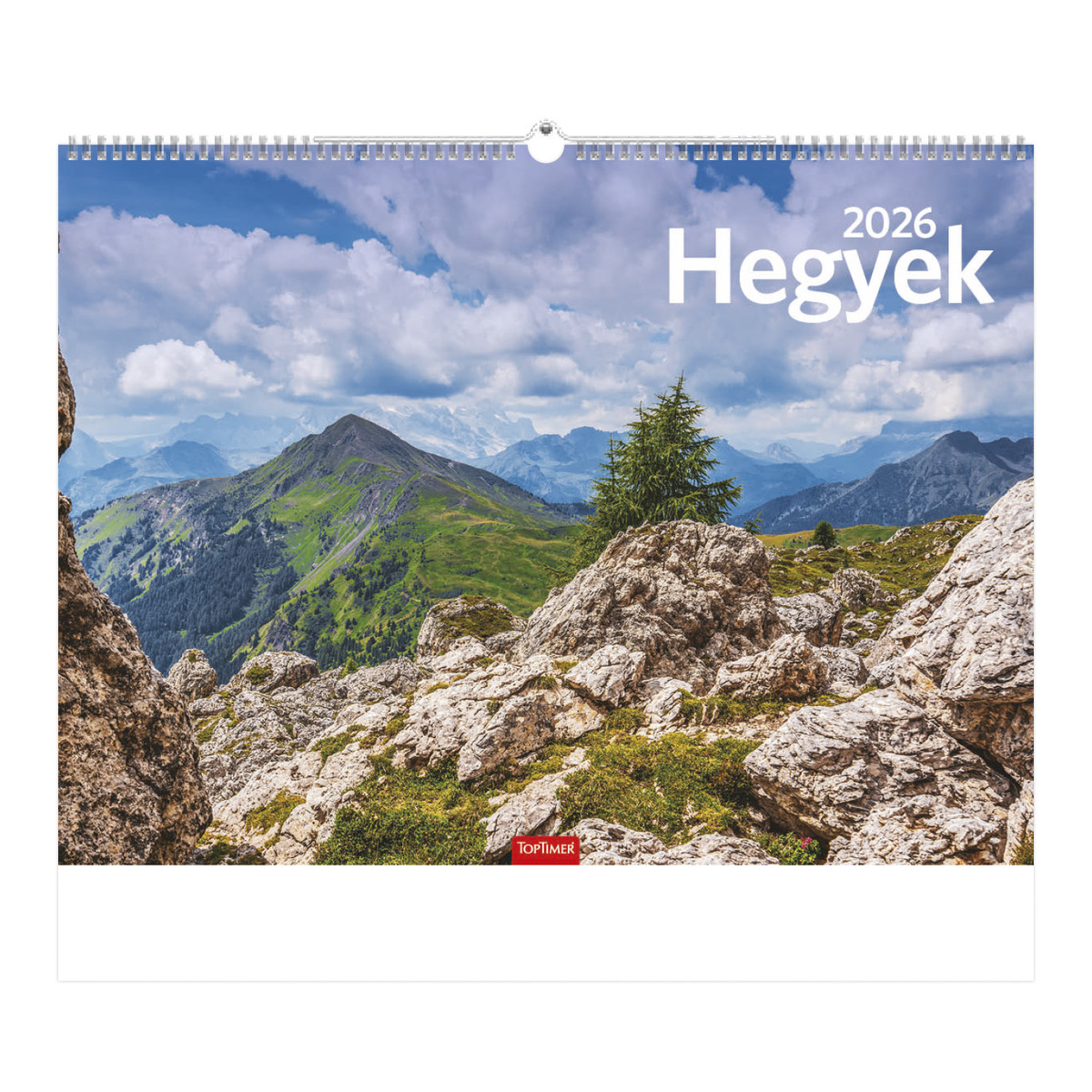 Hegyek, képes falinaptár 2026 Hegyek, képes falinaptár 2026