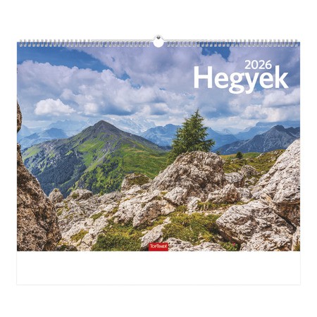 Hegyek, képes falinaptár 2026