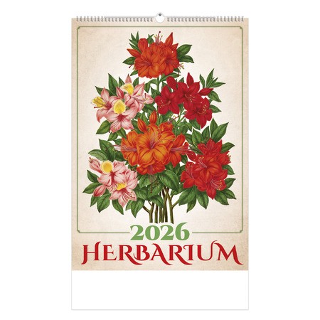 Herbárium, képes falinaptár 2026
