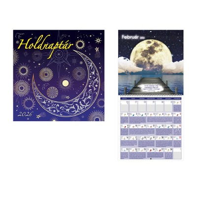 Holdnaptár, képes lemeznaptár 2026