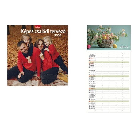 Képes Családi tervezőnaptár 2026
