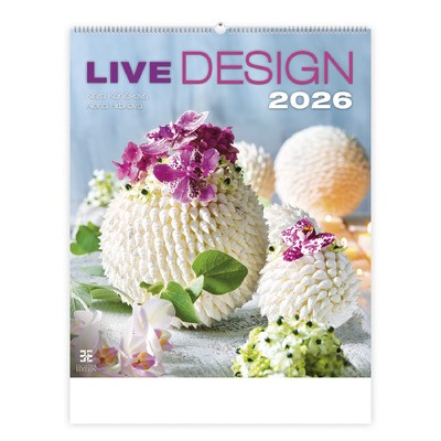 Live Design, képes falinaptár 2026