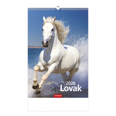 Lovak, képes falinaptár 2026