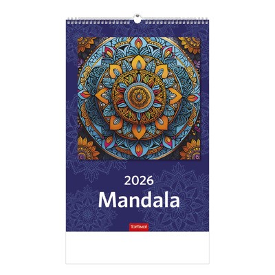 Mandala naptár, képes falinaptár 2026