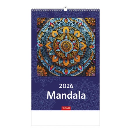 Mandala naptár, képes falinaptár 2026