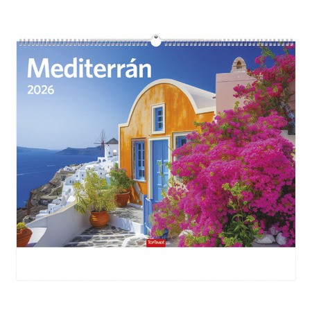 Mediterrán, képes falinaptár 2026