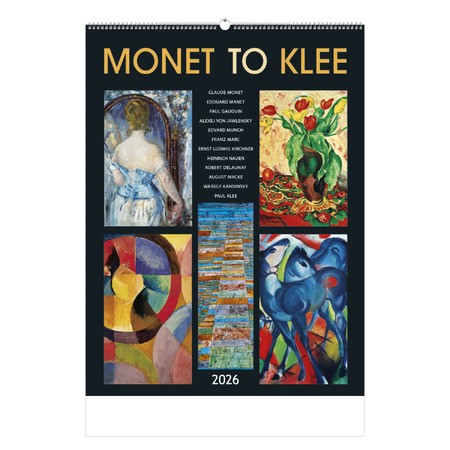 Monet to Klee, képes falinaptár 2026