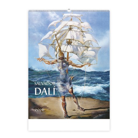 Salvador Dali, képes falinaptár 2026