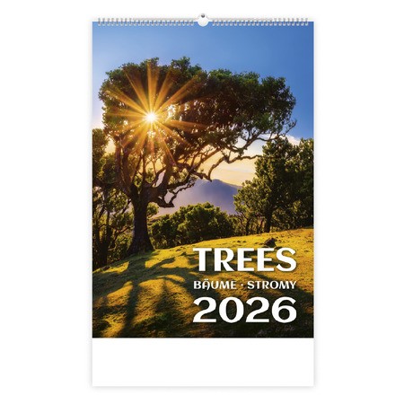 Trees, képes falinaptár 2026