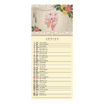 Vintage, képes tervezőnaptár 2026