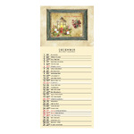 Vintage, képes tervezőnaptár 2026