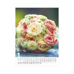 Virágcsokrok, képes falinaptár 2026