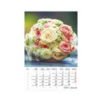 Virágcsokrok, képes falinaptár 2026