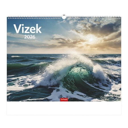 Vizek, képes falinaptár 2026