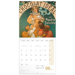 Alphonse Mucha, képes lemeznaptár 2026