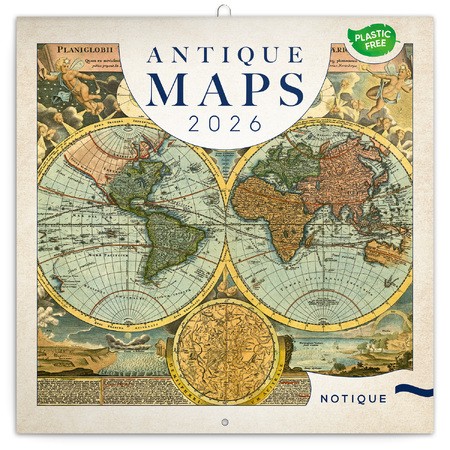 Antique Maps, képes lemeznaptár 2026