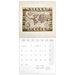 Antique Maps, képes lemeznaptár 2026